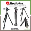 Manfrotto 290 DUAL Kit, Alu 3 sec. tripod w/ 90°column and 3W head MK290DUA3-3W